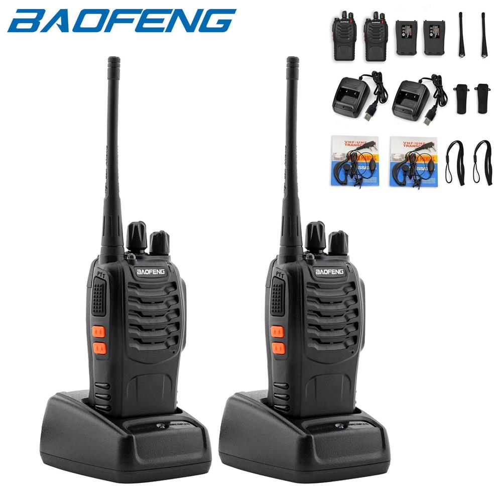 6x Baofeng BF-888S Two Way Radio Rechargeable 2800 mAh Walkie Talkie